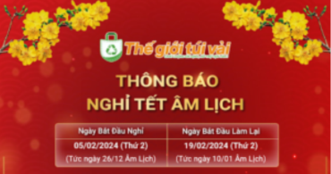 THÔNG BÁO NGHỈ TẾT ÂM LỊCH 2024